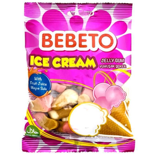 Bebeto 造型軟糖 80g/包(冰淇淋)