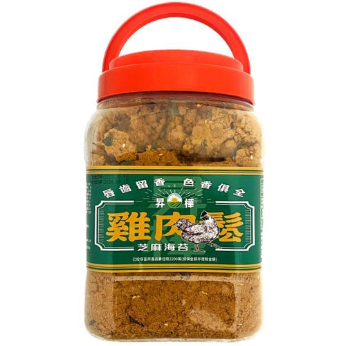 昇樺 雞肉鬆 1kg罐(芝麻海苔)