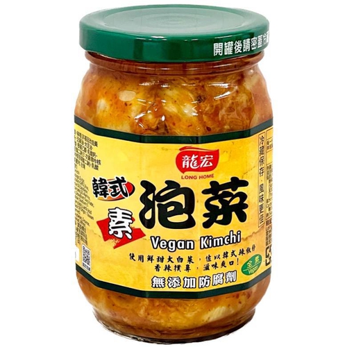 龍宏 素韓式泡菜(390g/瓶)