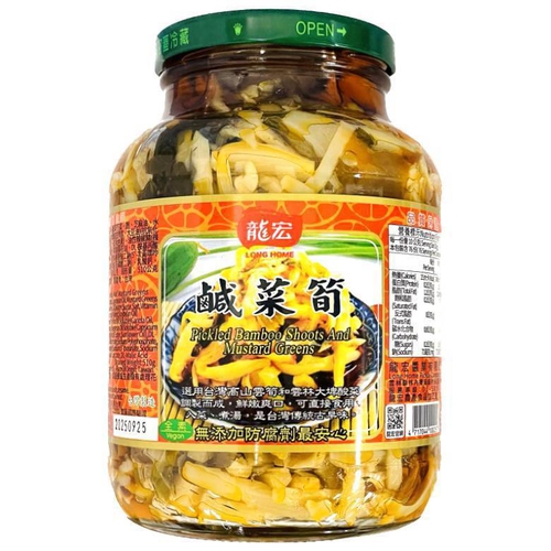 龍宏 鹹菜筍(760g/瓶)