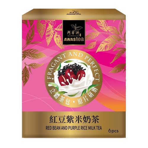 阿華師 紅豆紫米奶茶(30g*6入/盒)