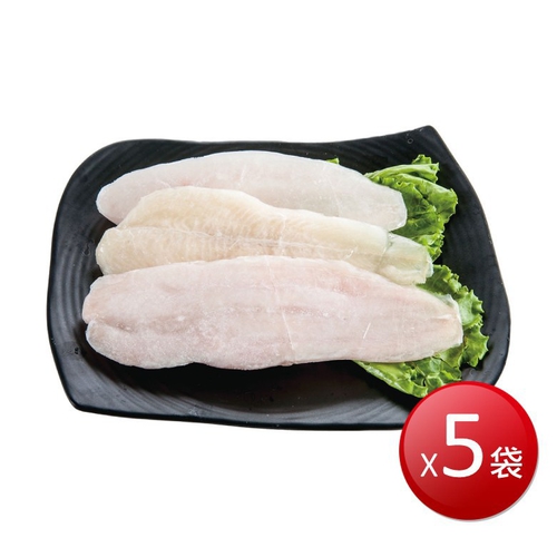 冷凍 巴沙魚片三入(600g±10%*5袋)